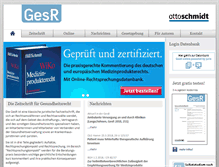 Tablet Screenshot of gesr.de